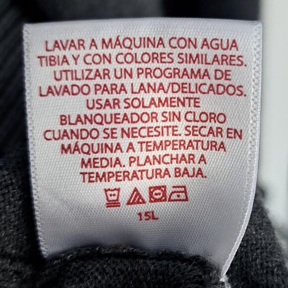 Faded Glory Charcoal Gray Heather Open Front Cardigan Sweater Women's XXL 20 - Picture 6 of 6